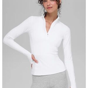 ALO Yoga White Long Sleeve Top